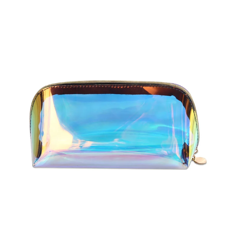 

TPU laser cosmetic bag women waterproof cosmetic storage bag travel makeup bag