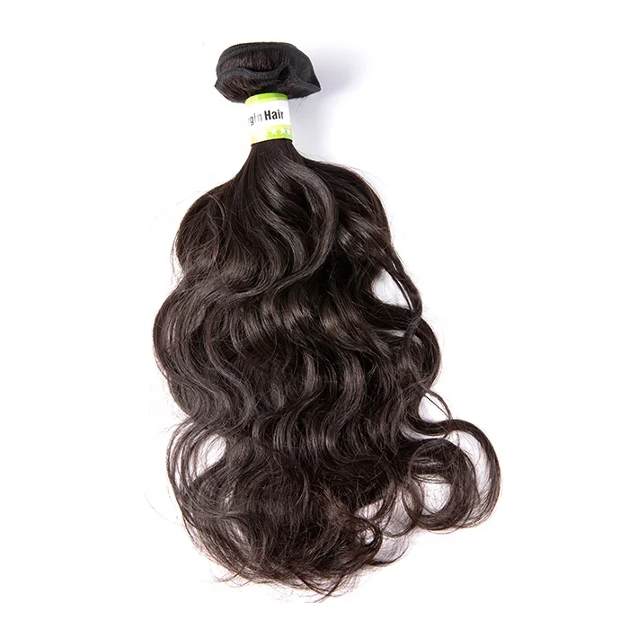 

Peruvian Human Hair Grade Natural Wave Bundles Double Weft Human Hair Extensions