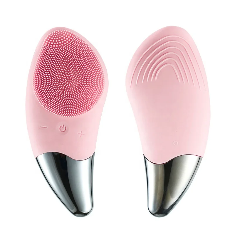 

wholesale LOW MOQ beauty personal care skin electronic facial cleansing brush, Blue/green/pink/rose