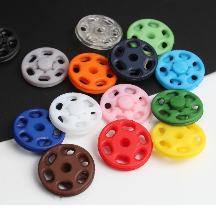 

7mm,10mm,13mm,15mm,18mm,21mm, nylon plastic sewing snap button, 10