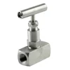 SS304/316 stainless steel NPT BSP threaded needle valve for liquid gas