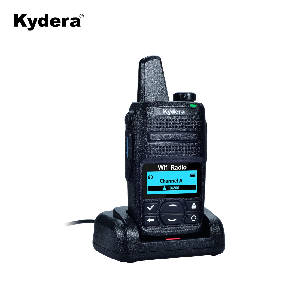 

Unlimited distance wlan wifi walkie talkie radio transmitter WITH Self build server Comparable with I-COM, Black