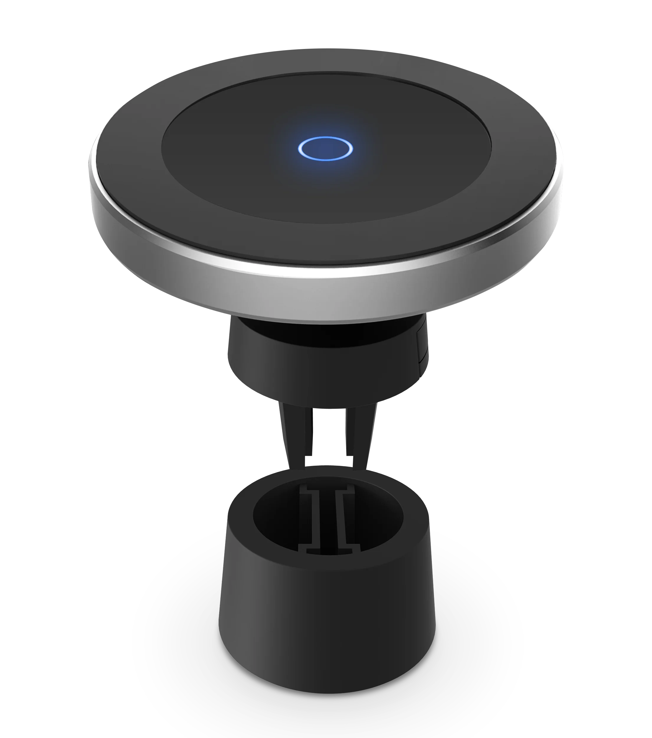 

Qi Certified Charger Induction Car Mount Wireless Charging for iPhone, Black