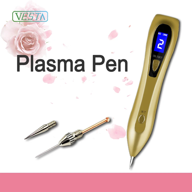 

Vesta 2019 Plasma Pen Newest Special Modern Design Plasma Beauty Pen Hot Selling Products for Spot Remove, Black,white