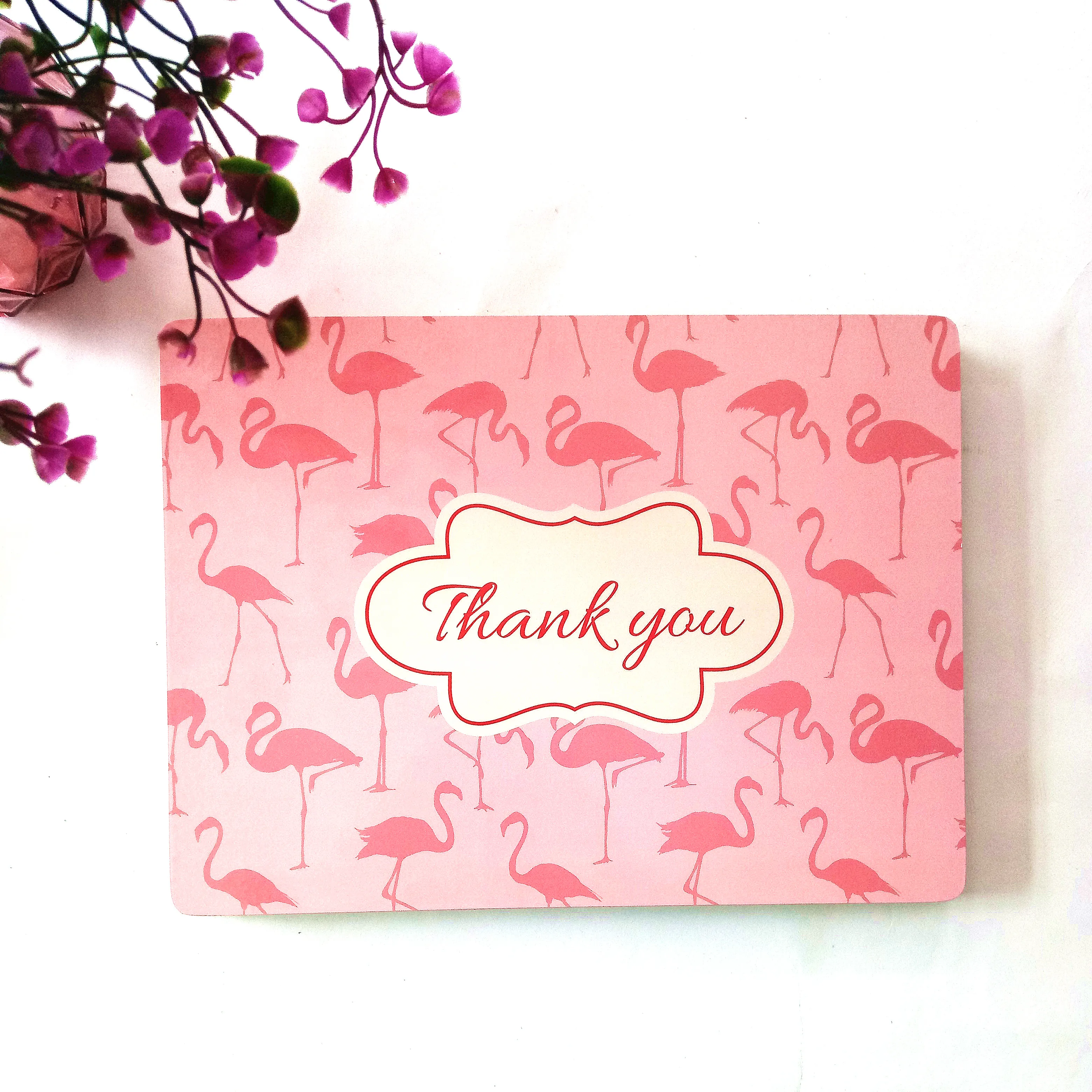 

hot selling Flamingo personalized logo restaurant MDF wood cork placemat