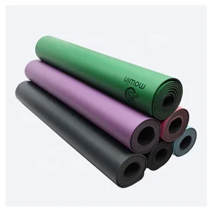 Eco friendly laser engraving private label pu rubber yoga mat