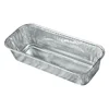 300ML Disposable Rectangle Foil Tray Take Away Lunch Box