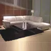 european modern style fabric l shaped u shape couch living room corner sofa