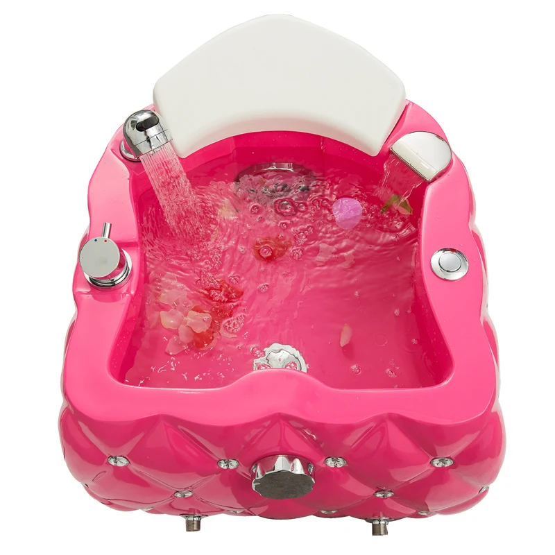 

2017 manicure and pedicure chair/used spa pedicure chairs/pedicure manicure chairs portable, Pink