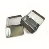 Rectangular Customized Mini Metal Gifi Tin Soap Can with Hinged Lid