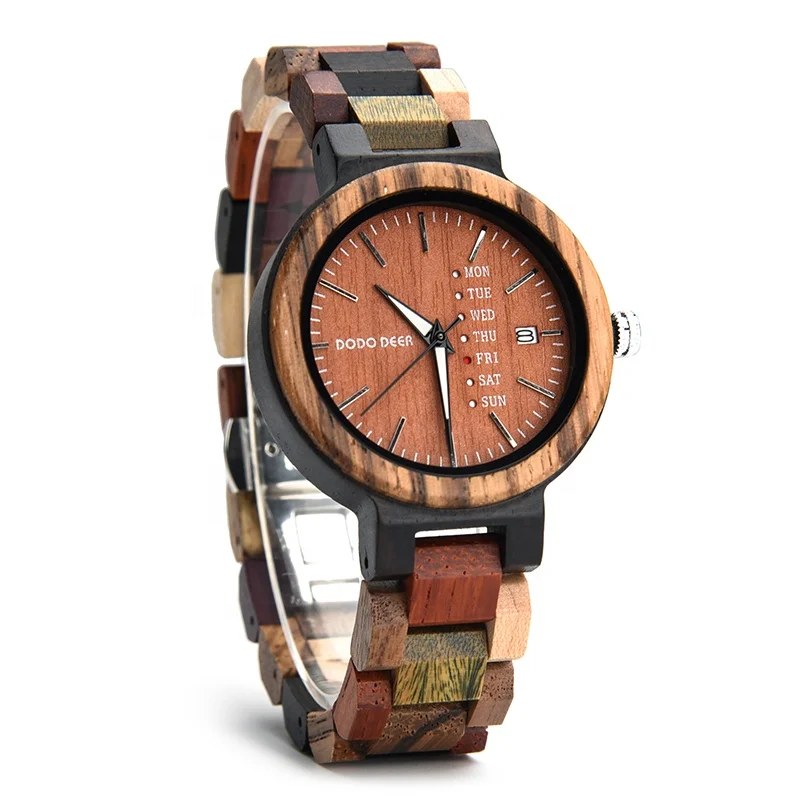 DODO DEER Wholesale Wood Watch OEM Men Women Lovers Fashion Watch for Couples on Ali