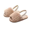 2019 Spring New Desighn Newborn First Walkers Soft Plush Baby Shoes With Sequins girls Baby Slippers
