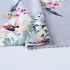 2019 New design flower pattern rayon grey jersey printed knitting fabric for dress