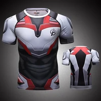 

2019 T Marvel Shirt 3D Superhero Compression Men Brand Shirts Bodybuilding Gym Fitness Running Wear Camisetas