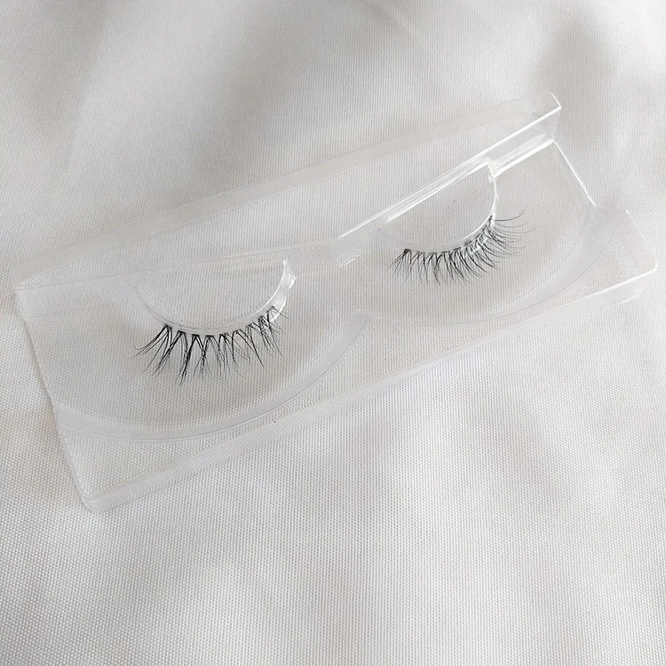 

Transparent Band 3D Mink Eyelashes Clear Band Short Mink Fur Bottom Lashes Short 3D Eyelash with Clear Band