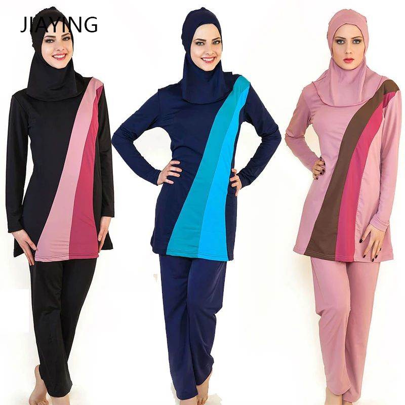 New bathing suit ladies conservative bathing suit beach bathing suit Amazon exploded Islamic swimwear for ladies burkini