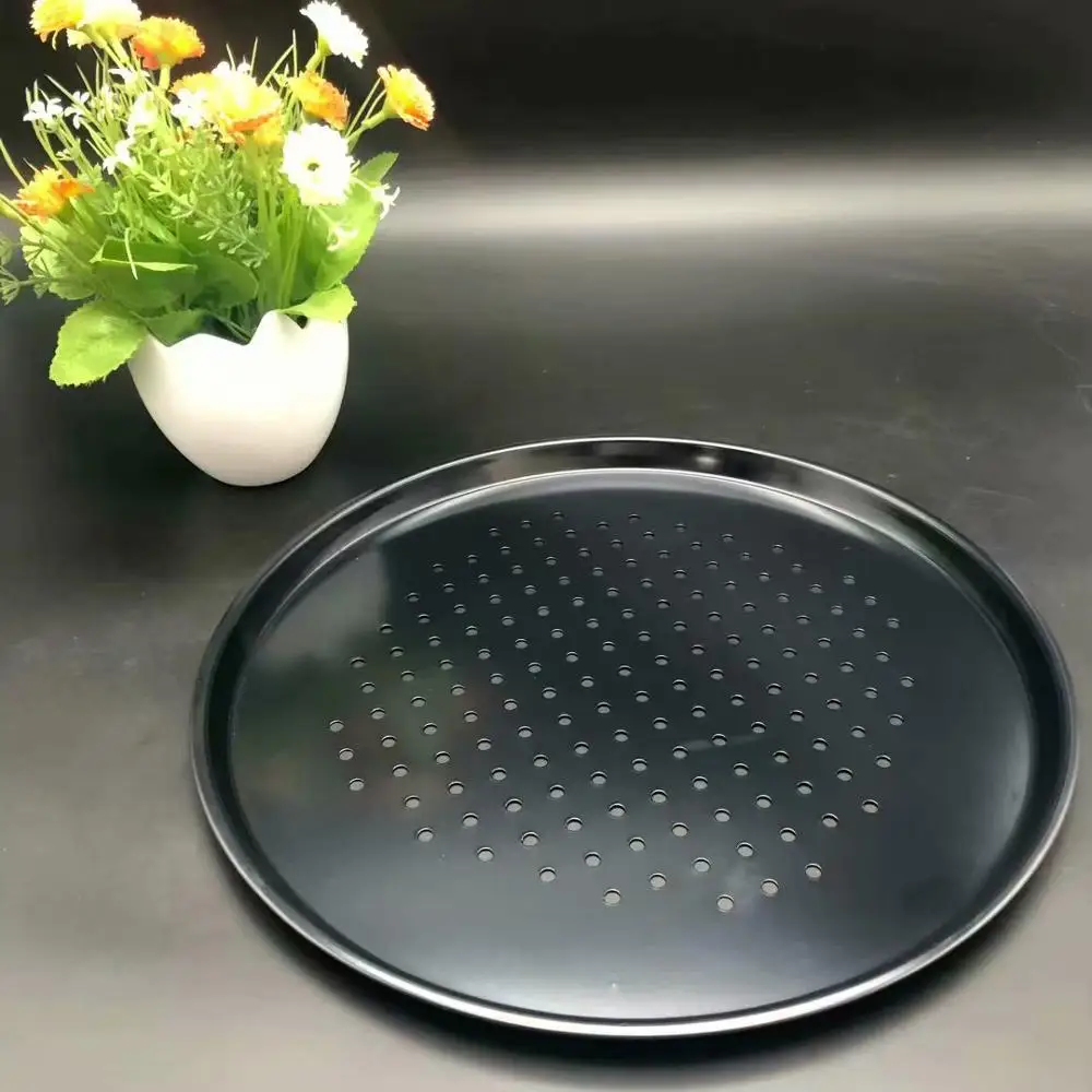 
factory supply hot sale baking tool non stick coating carbon steel perforated baking tray 