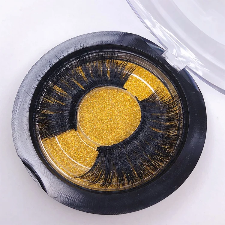 

New 25mm Natural False 3D Mink Eyelashes Extension Long Makeup Mink Eyelashes, N/a