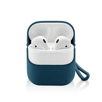 

For AirPods Case Accessories Protective Universal Shock Proof Silicone Skin Cover with Strap For Apple Airpods 2&1 Charging Case
