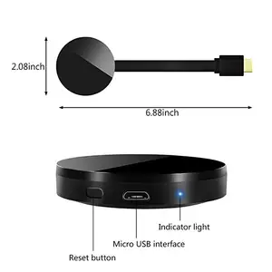 Wireless 4K HD Display Adapter Dual Band Wi Fi