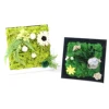 Chinese suppliers Luxury gift flower wall hanging preserved flower moss photo frame for home decoration