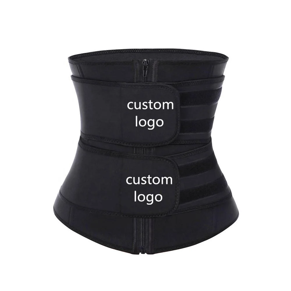 

Neoprene high quality waist trainer with private label, Black