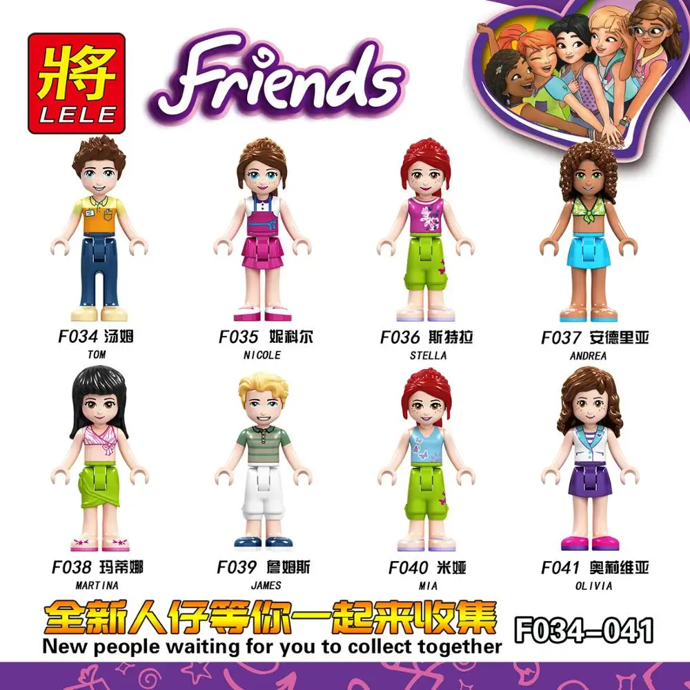 

Legoing Girls Friends F034-041Figures Snow White Elsa Belle Alana Compatible Legoings Princess Building Blocks Toys Girls Gifts