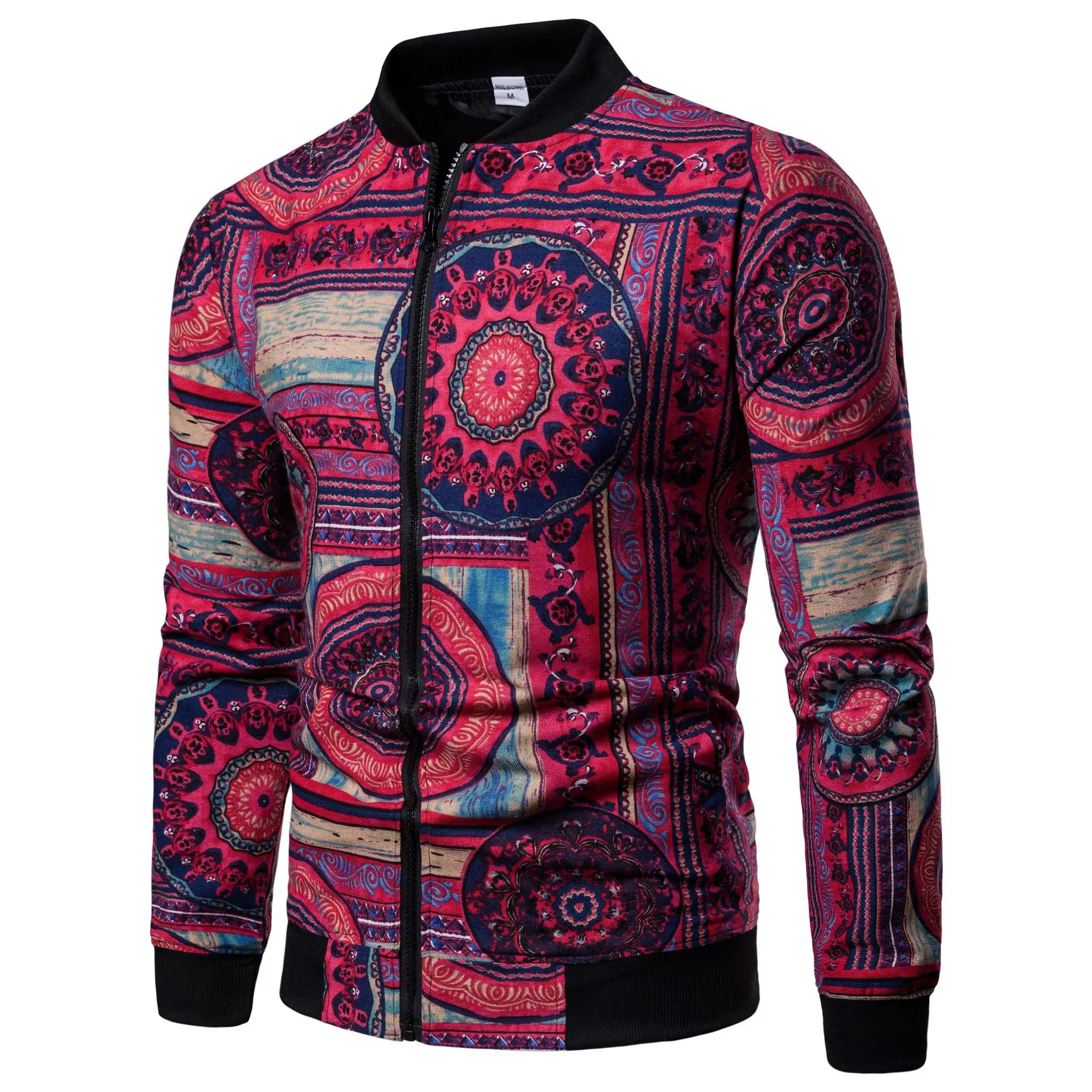 

Custom Printed Coat Wholesale Long Sleeves Men Plus Size Jackets, Customized color
