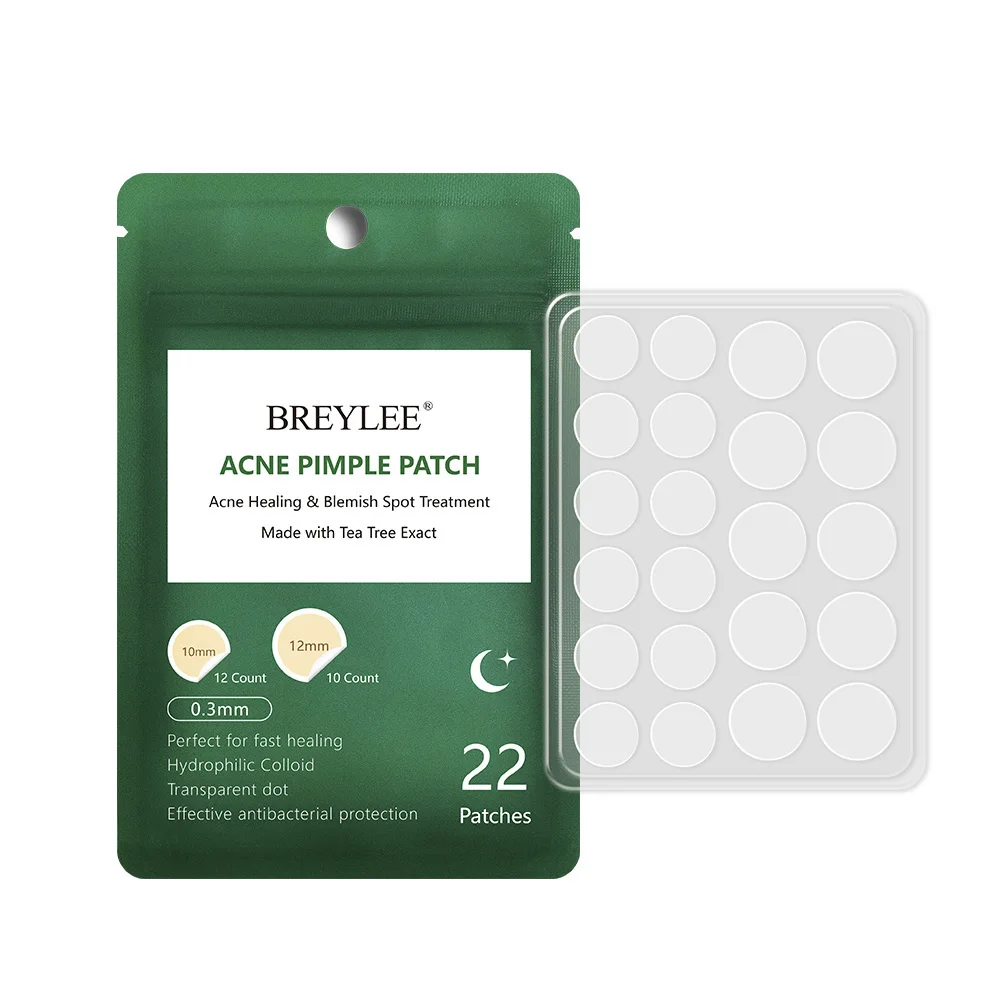 

BREYLEE tea tree hydrocolloid acne pimple master patch for night