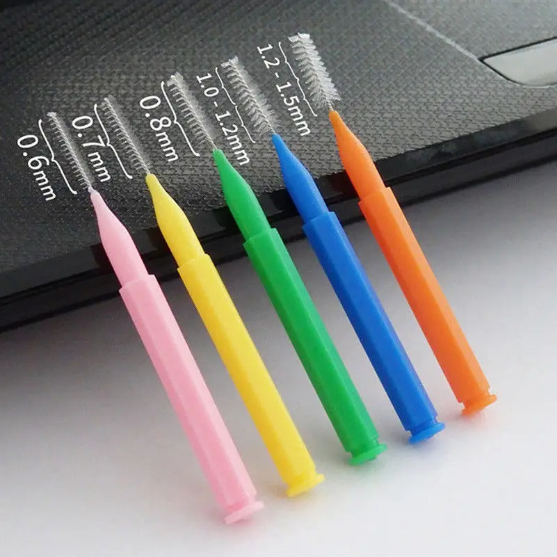 

Blister Package Gums Nylon Interdental Brushes, All colors are available