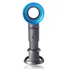 Leafless Fan Portable Mini USB Mute Bladeless Table Fan Office Desktop No Leaf Handy Portable Small Fan Hand Held Rechargeable