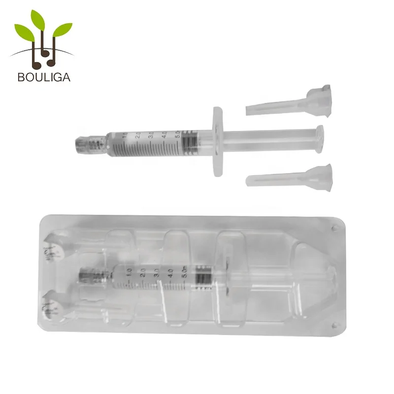 

Hot Sale Hyaluronic Acid Gel Injection/Dermal Filler/Syringe/Injectable Hyaluronic Acid