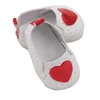 Hot sale carved casual doll shoes with heart pattern for wholesale