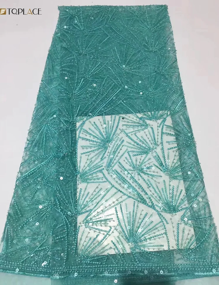 

Tulle lace fabric nigerian lace fabric 2019 with embroidery pure color fabric lace