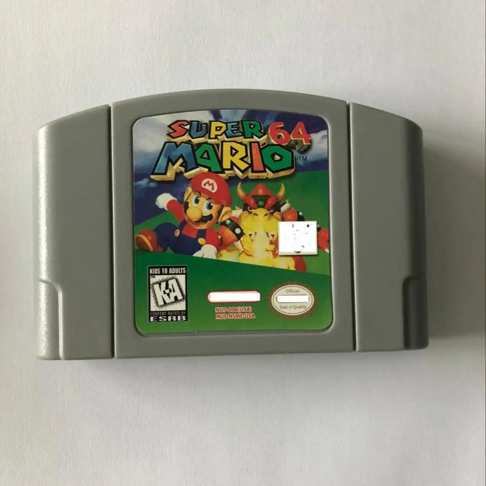 

Game Card NTSC US Or PAL version of the N64 super mario n64 For Nintendo accessories