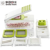 

Smile mom Handy Manual Mandoline Garlic Nice Onion Dicer Vegetable Chopper Slicer