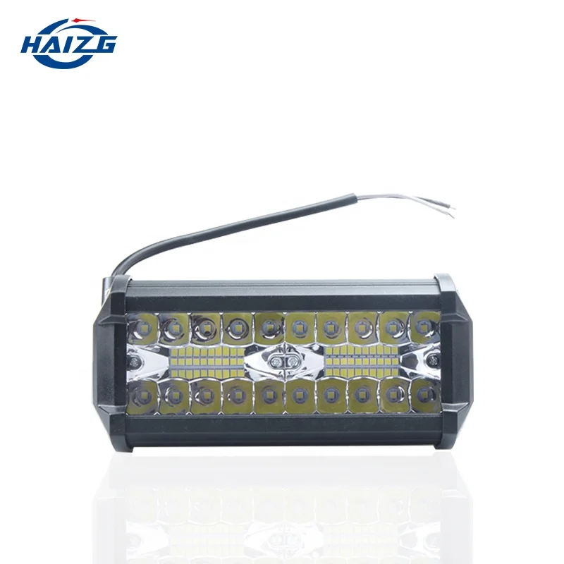 HAIZG car spot lights bar led DRL work light 48w 120w waterproof for car auto light for vehicle motorcycle led