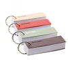 printing design 2d/3d pvc plastic rubber pvc logo key chain with mini notebook