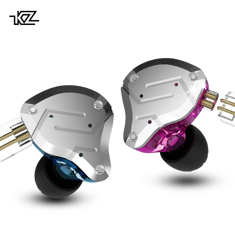 Kz Zs10 Pro In Ear Headphones 4ba 1dd 5 Hybrid Drivers Kz Earphone