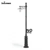 Savia Outdoor Aluminum Waterproof IP44 Decorative Lawn Lamp E27 Garden Led Landscape Light Gray Antique Lamp Post Lighting