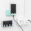 wall phone charging holder 4 hook receiving hanging bracket