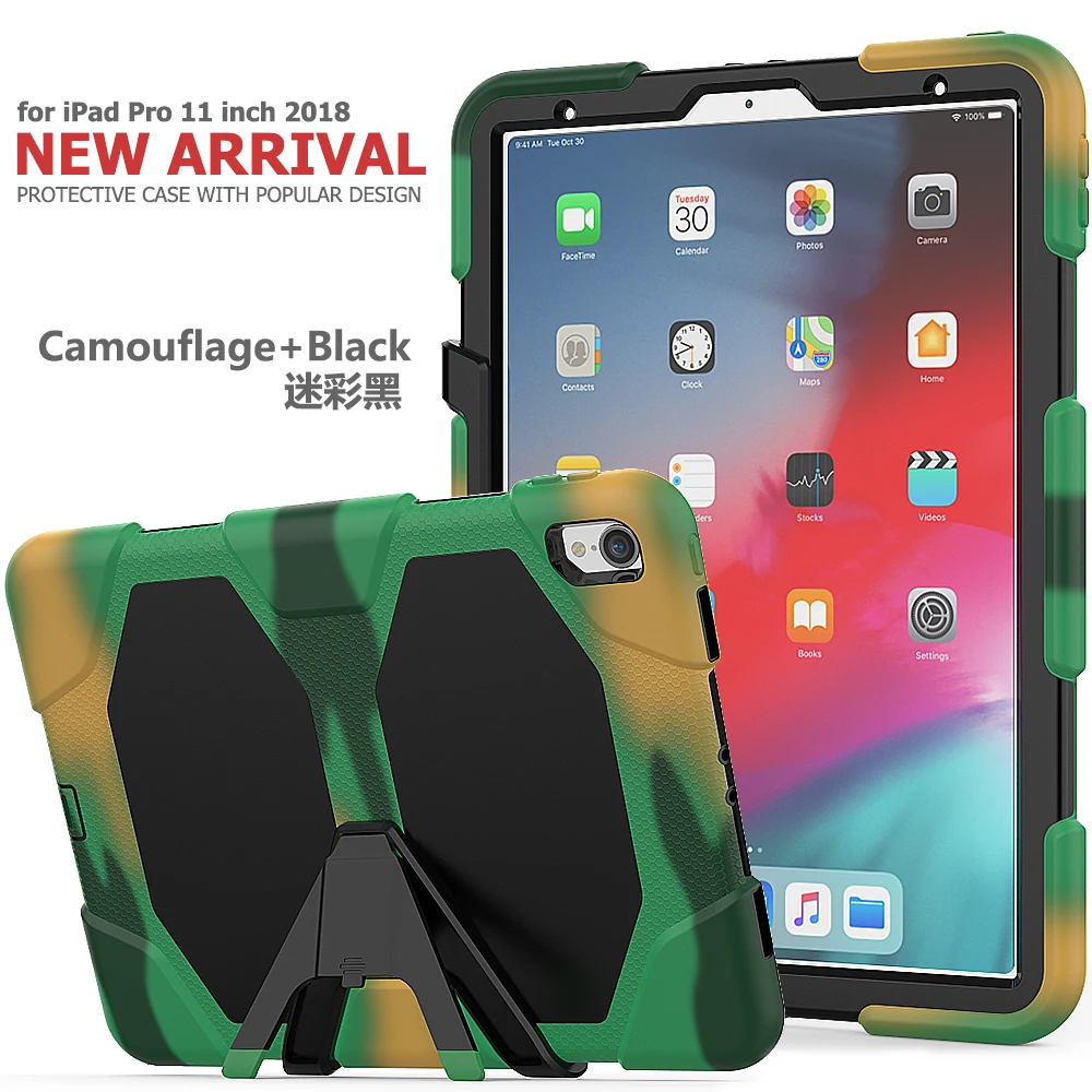 

Shock-Absorption Rugged Hybrid Protective Case for Apple iPad Pro 11 inch