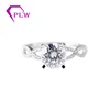 Forever One White Gold 2 CT Round Moissanite Engagement Ring 10k/14k/18k white gold