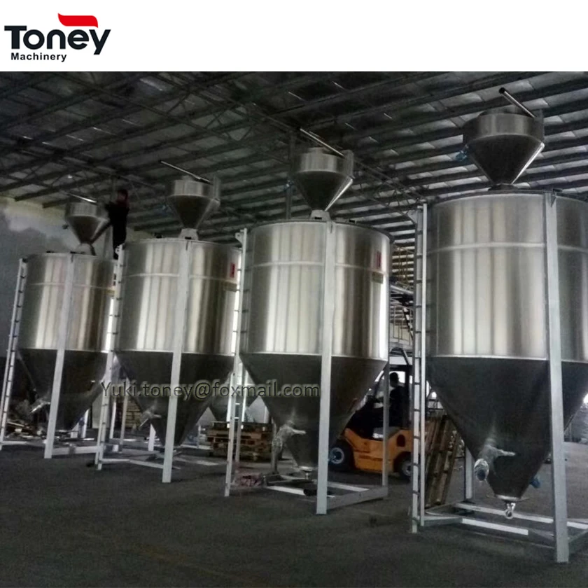 
vertical plastic material color mixer with 500kg capacity 