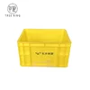 EU4322 Custom Virgin PP Yellow Color Straight-Wall Euro stacking container With print logo For warehouses operations