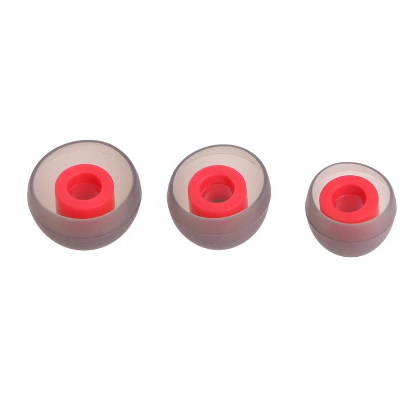 

3 Pairs (6Pcs) Silicone Eartips Earbud For In-Ear Moving Iron Headphone Earphone