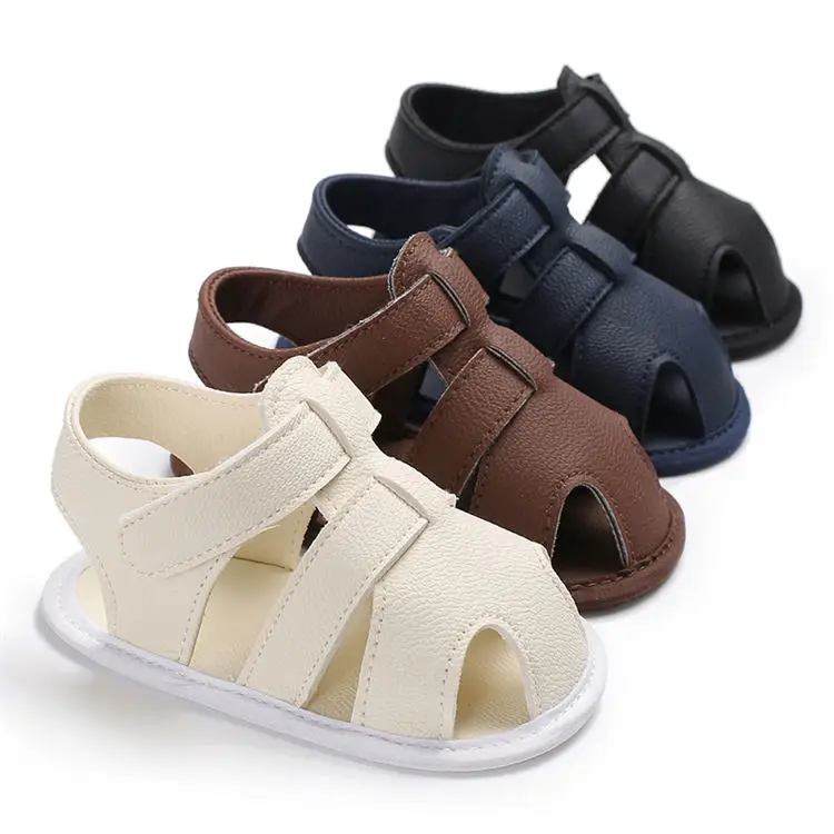 

Amazon hot Round toe Anti-slip 0-18 months baby Outdoor walking shoes toddler sandals