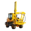 Sheet piles guardrail post machine pile driver for foundation construction