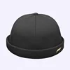 Customized you own design without brim baseball cap solid color blank fitted brimless hat