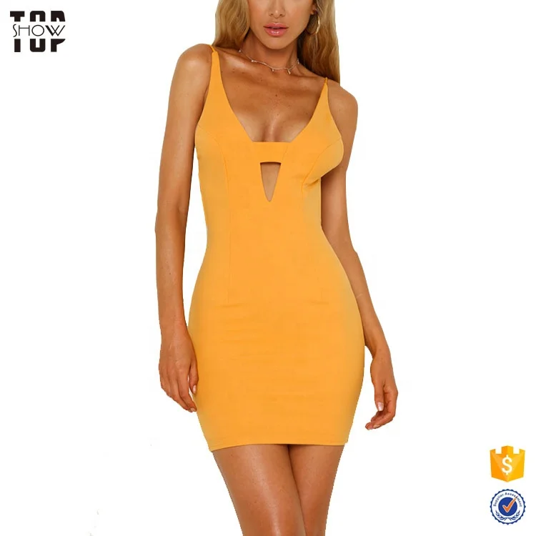 

2019 Women summer casual open back bodycon club dress, Can be customized